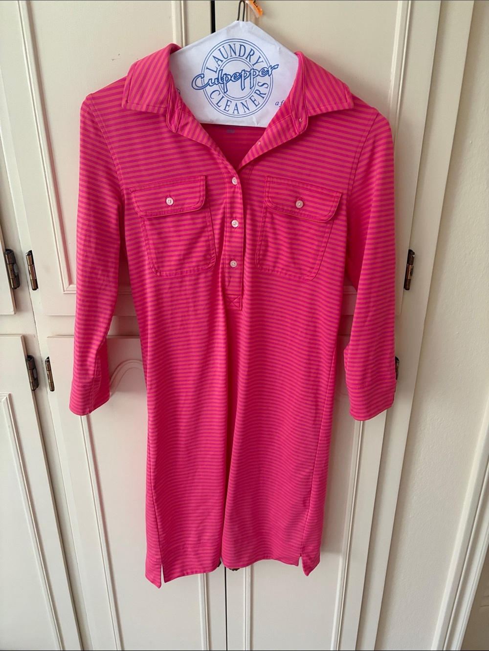 Vineyard Vines Sankaty Striped Margo Shirt dress,